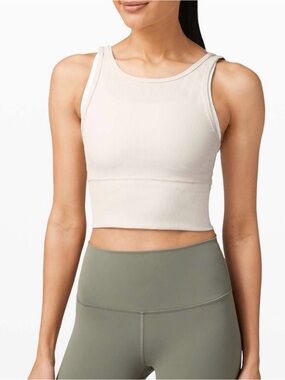 Lululemon Ribbed power pivot tank